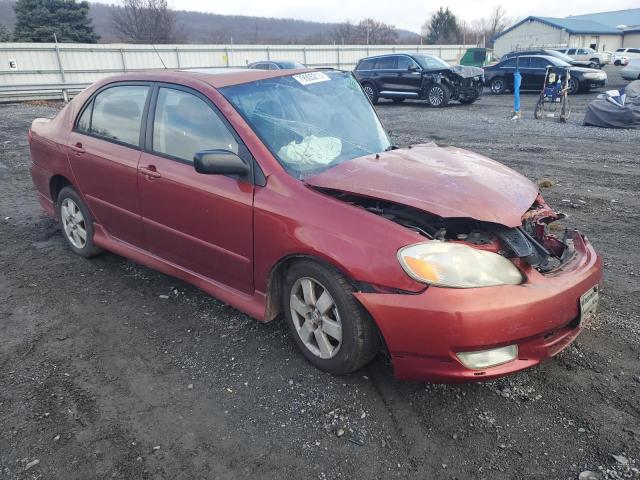 2T1BR32E93C154192 - 2003 TOYOTA COROLLA CE RED photo 4