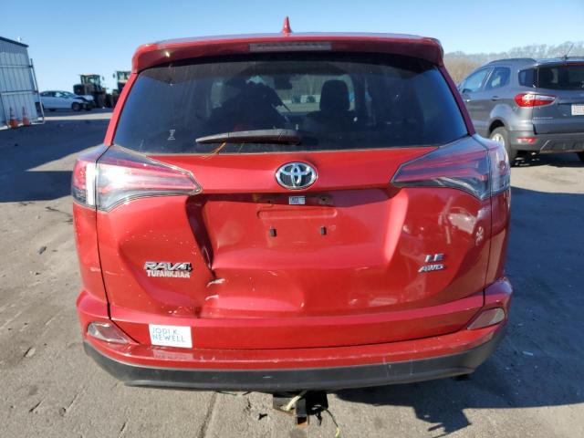 JTMBFREV7HJ160463 - 2017 TOYOTA RAV4 LE RED photo 6