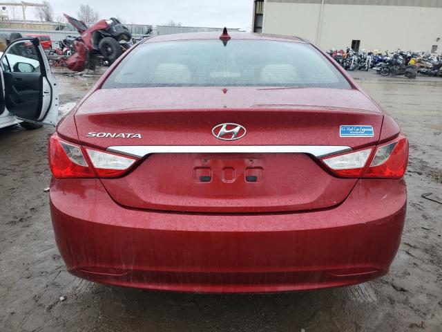 5NPEB4AC5BH056120 - 2011 HYUNDAI SONATA GLS RED photo 6