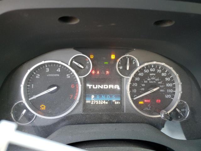 5TFUW5F12GX507559 - 2016 TOYOTA TUNDRA DOUBLE CAB SR/SR5 BLACK photo 9