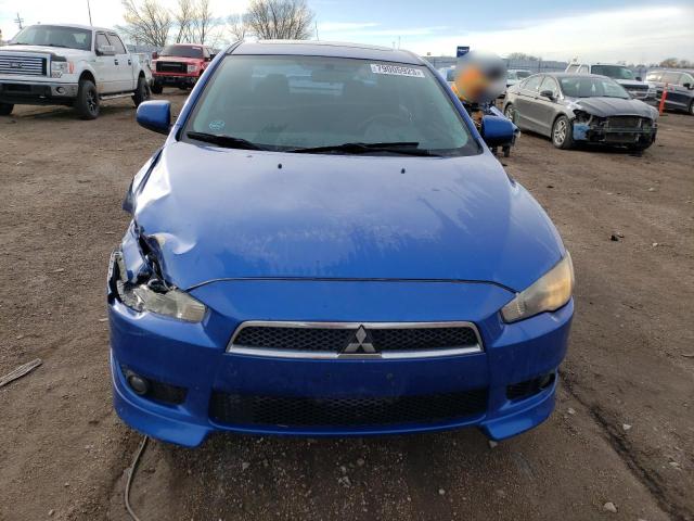 JA3AU86W69U013570 - 2009 MITSUBISHI LANCER GTS BLUE photo 5