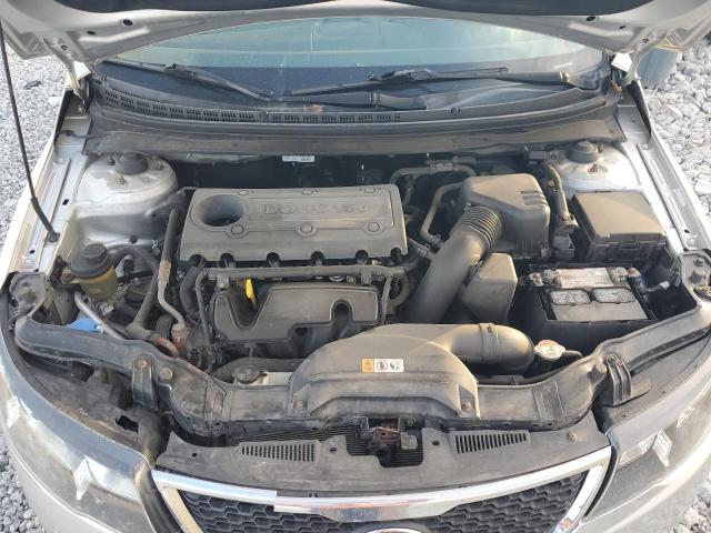 KNAFU4A21D5735646 - 2013 KIA FORTE EX SILVER photo 11