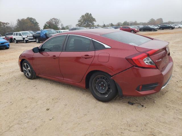 2HGFC2F6XMH548714 - 2021 HONDA CIVIC LX RED photo 2