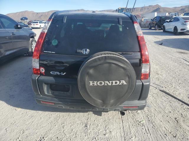 JHLRD78875C054662 - 2005 HONDA CR-V EX BLACK photo 6