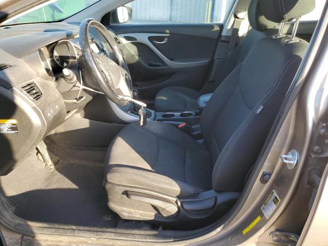 5NPDH4AE0FH640572 - 2015 HYUNDAI ELANTRA SE GRAY photo 7