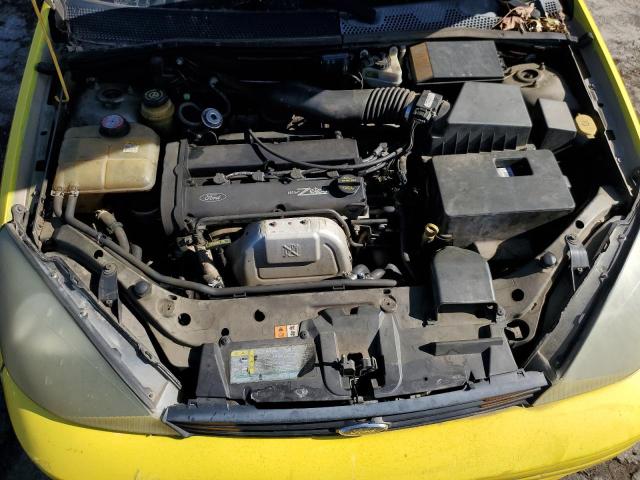 1FAFP36323W156623 - 2003 FORD FOCUS SE YELLOW photo 11