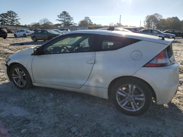 JHMZF1D48BS009527 - 2011 HONDA CR-Z WHITE photo 2