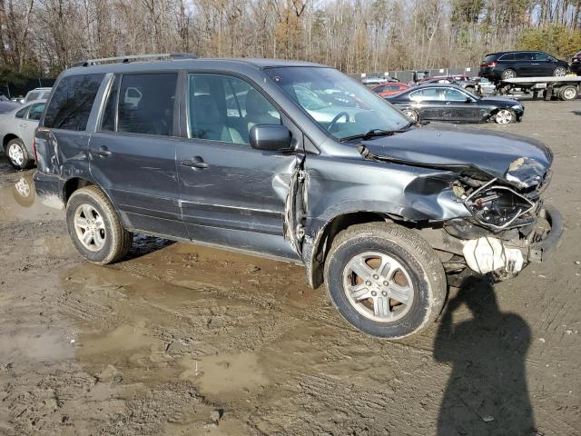 2HKYF18704H580125 - 2004 HONDA PILOT EXL GRAY photo 4