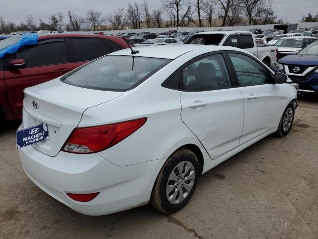 KMHCT4AE0FU807167 - 2015 HYUNDAI ACCENT GLS WHITE photo 3