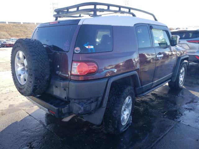 JTEBU11F170086592 - 2007 TOYOTA FJ CRUISER BURGUNDY photo 3