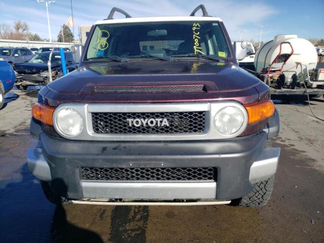 JTEBU11F170086592 - 2007 TOYOTA FJ CRUISER BURGUNDY photo 5