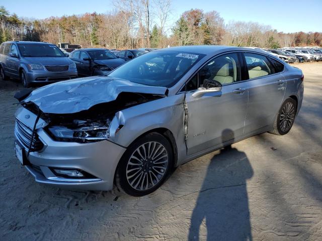 3FA6P0RU8JR250265 - 2018 FORD FUSION TITANIUM/PLATINUM HEV SILVER photo 1