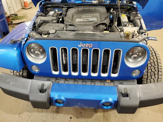 1C4BJWEG1GL172108 - 2016 JEEP WRANGLER U SAHARA BLUE photo 12