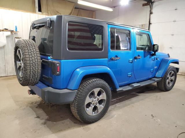1C4BJWEG1GL172108 - 2016 JEEP WRANGLER U SAHARA BLUE photo 3