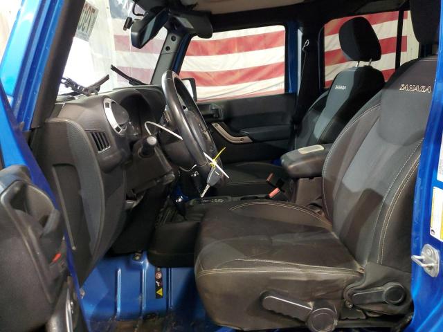 1C4BJWEG1GL172108 - 2016 JEEP WRANGLER U SAHARA BLUE photo 7