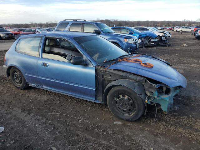 2HGEH2364NH542751 - 1992 HONDA CIVIC VX BLUE photo 4