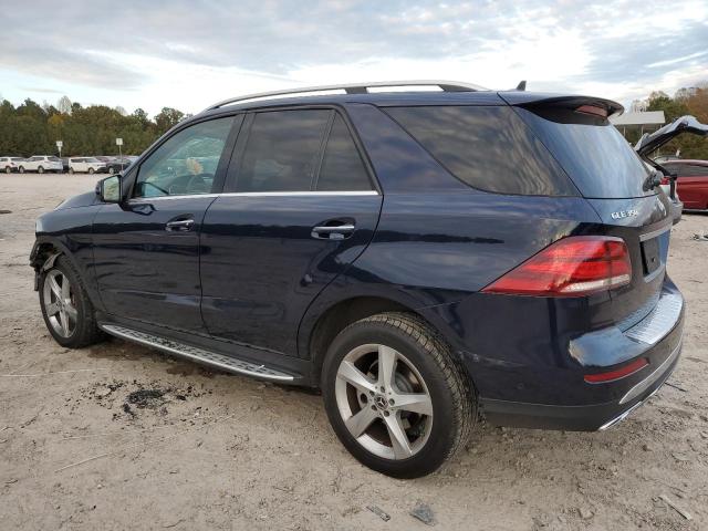 4JGDA5HB0HA994524 - 2017 MERCEDES-BENZ GLE 350 4MATIC BLUE photo 2