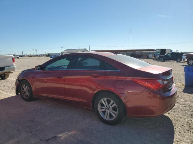 5NPEB4AC1DH646446 - 2013 HYUNDAI SONATA GLS RED photo 2