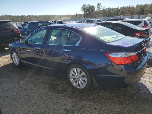 1HGCR2F77DA094852 - 2013 HONDA ACCORD EX BLUE photo 2