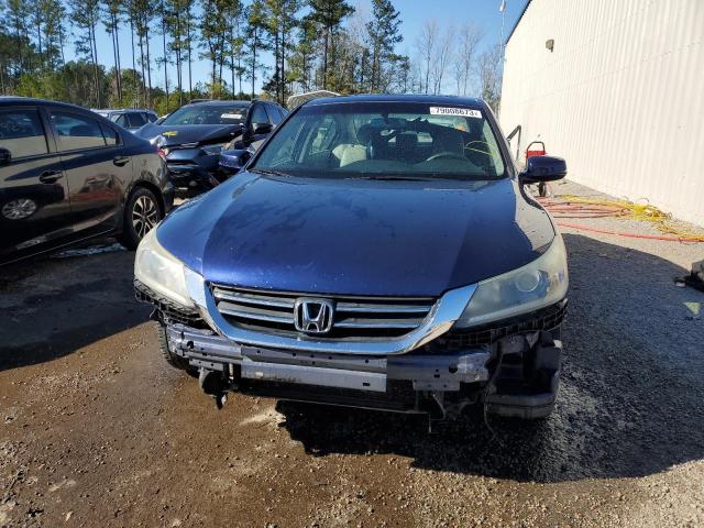 1HGCR2F77DA094852 - 2013 HONDA ACCORD EX BLUE photo 5