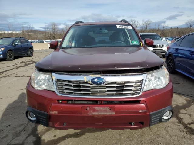 JF2SH64669H747279 - 2009 SUBARU FORESTER 2.5X LIMITED RED photo 5