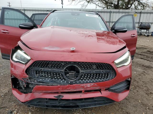 W1N4N4GB1MJ245612 - 2021 MERCEDES-BENZ GLA 250 RED photo 5