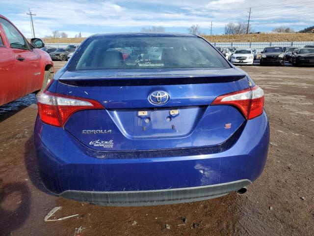 5YFBURHE2GP366799 - 2016 TOYOTA COROLLA L BLUE photo 6