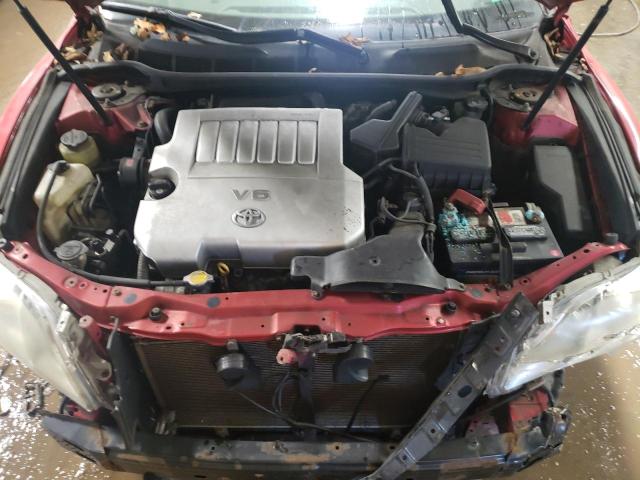 4T1BK46K28U059229 - 2008 TOYOTA CAMRY LE RED photo 11