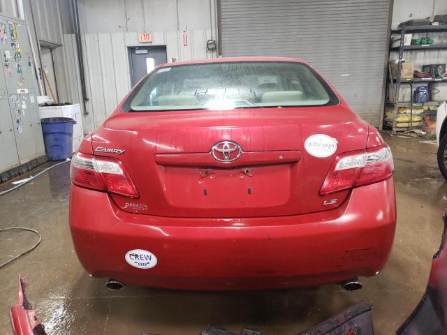 4T1BK46K28U059229 - 2008 TOYOTA CAMRY LE RED photo 6