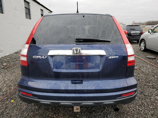 5J6RE4H59AL042001 - 2010 HONDA CR-V EX BLUE photo 6