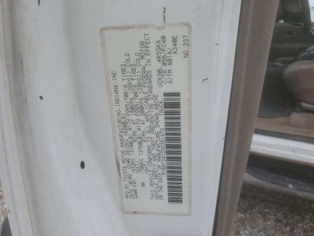 5TBRT34123S351473 - 2003 TOYOTA TUNDRA ACCESS CAB SR5 WHITE photo 12