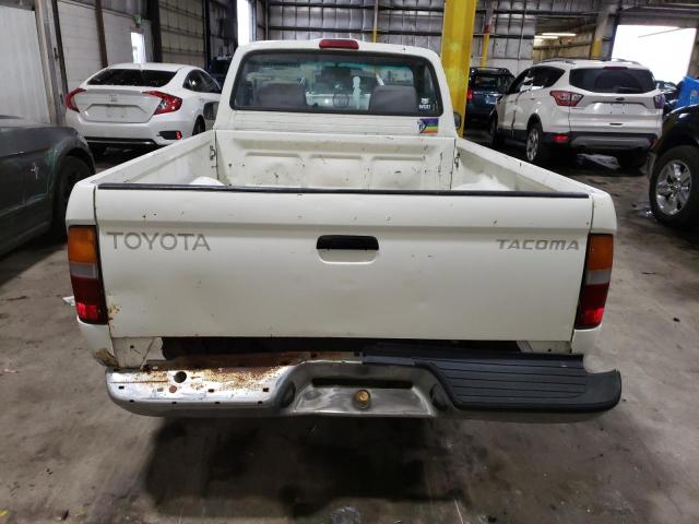 4TANL42N2WZ007416 - 1998 TOYOTA TACOMA WHITE photo 6