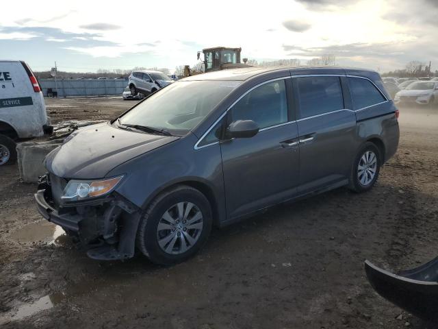 5FNRL5H66EB003675 - 2014 HONDA ODYSSEY EXL GRAY photo 1