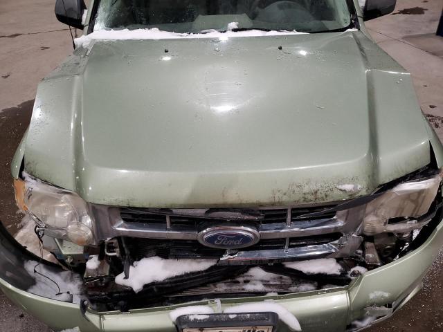 1FMCU03128KA69726 - 2008 FORD ESCAPE XLT GREEN photo 11