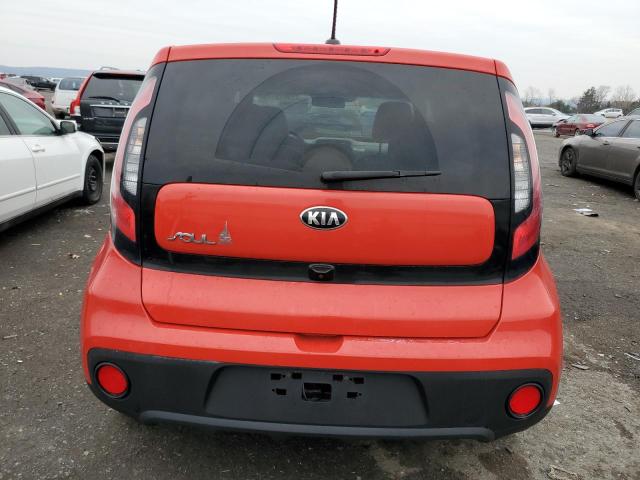 KNDJN2A27K7670883 - 2019 KIA SOUL RED photo 6