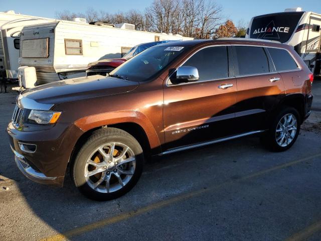 1C4RJFJM9EC384889 - 2014 JEEP GRAND CHER SUMMIT ყავისფერი ფოტო 1