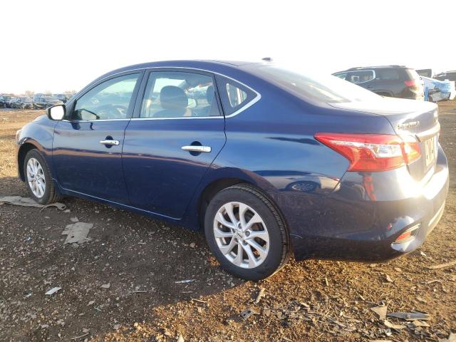 3N1AB7AP6KY251734 - 2019 NISSAN SENTRA S BLUE photo 2