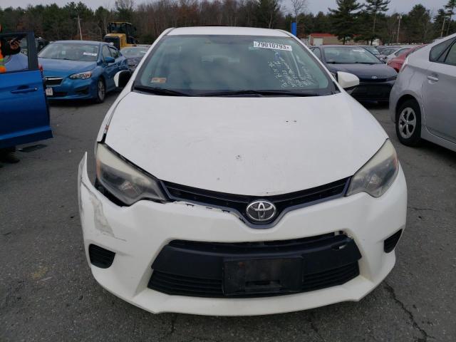 2T1BURHE5EC051900 - 2014 TOYOTA COROLLA L WHITE photo 5