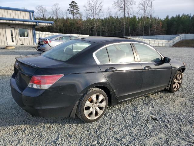 1HGCP26808A096706 - 2008 HONDA ACCORD EXL BLACK photo 3