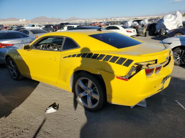 2G1FC1ED0B9178088 - 2011 CHEVROLET CAMARO LT YELLOW photo 2