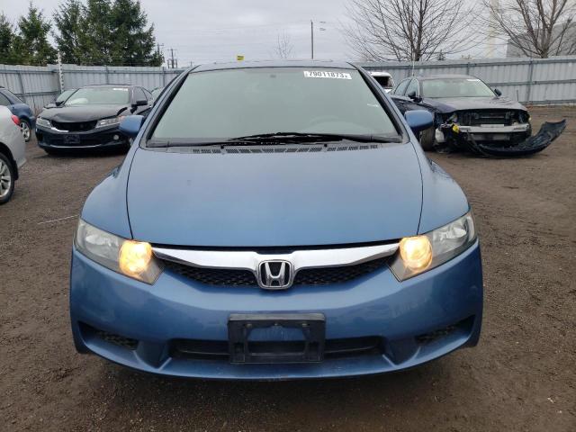 2HGFA16689H023691 - 2009 HONDA CIVIC LX-S BLUE photo 5