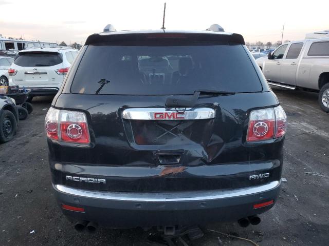 1GKKVSEDXBJ243835 - 2011 GMC ACADIA SLT-2 BLACK photo 6