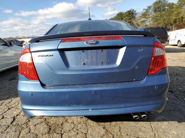 3FAHP0HA3AR418460 - 2010 FORD FUSION SE BLUE photo 6