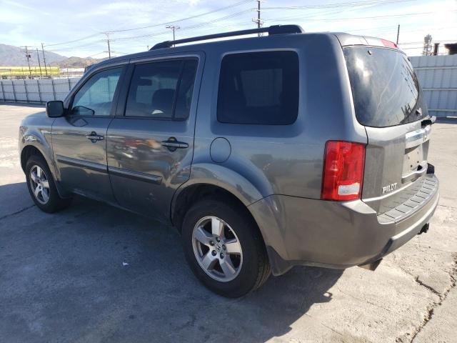 5FNYF3H56BB035746 - 2011 HONDA PILOT EXL GRAY photo 2