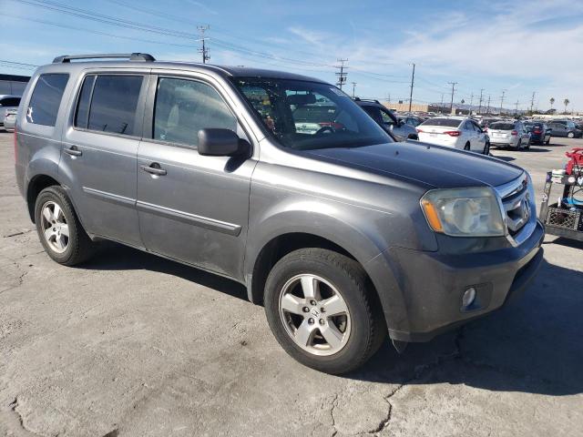 5FNYF3H56BB035746 - 2011 HONDA PILOT EXL GRAY photo 4