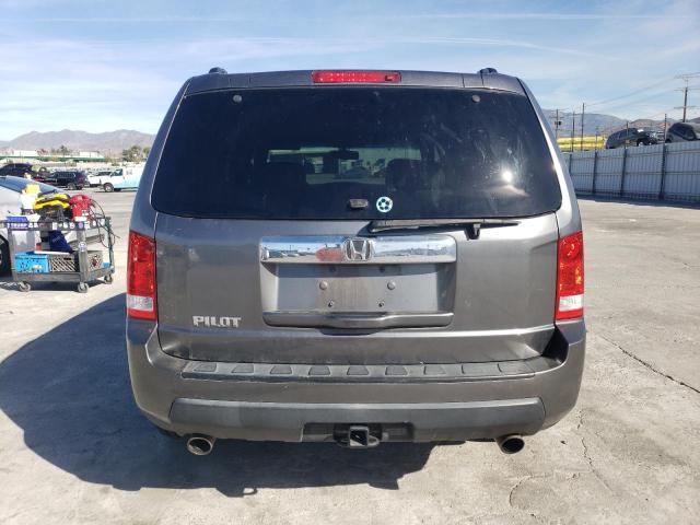 5FNYF3H56BB035746 - 2011 HONDA PILOT EXL GRAY photo 6