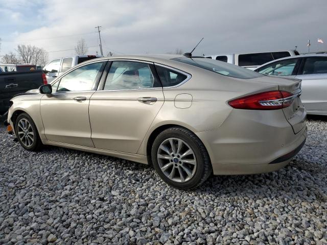 3FA6P0HD9HR139607 - 2017 FORD FUSION SE GOLD photo 2