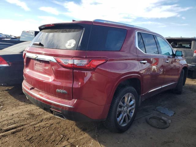 1GNEVJKW4KJ111895 - 2019 CHEVROLET TRAVERSE HIGH COUNTRY RED photo 3