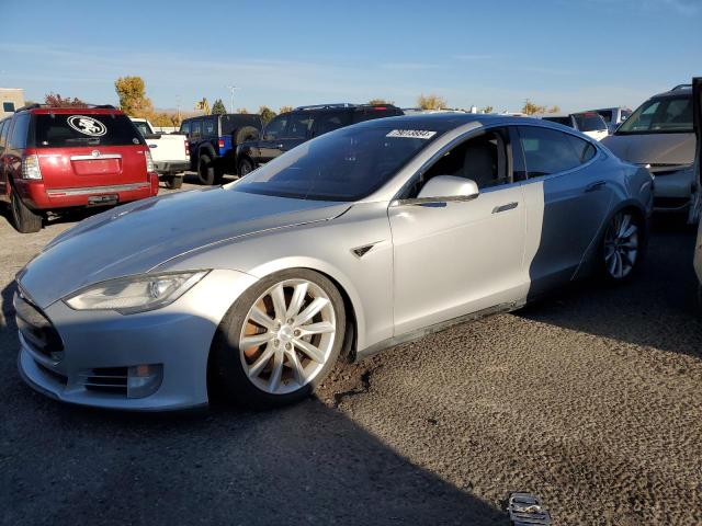 5YJSA1DP3DFP04655 - 2013 TESLA MODEL S ვერცხლისფერი ფოტო 1