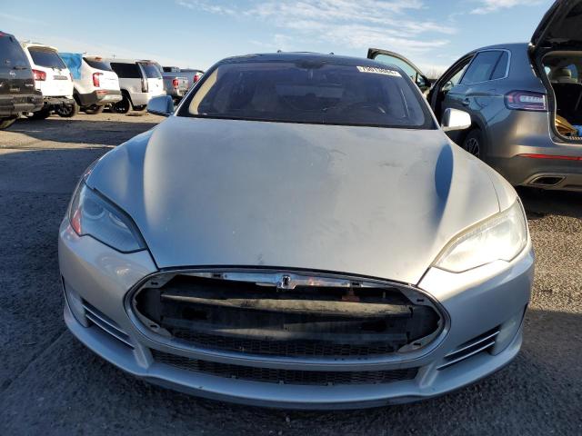 5YJSA1DP3DFP04655 - 2013 TESLA MODEL S ვერცხლისფერი ფოტო 5